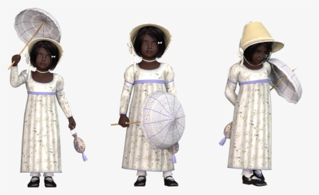 African American, Girl, Child, Regency, People, Young - Costume, HD Png Download, Free Download