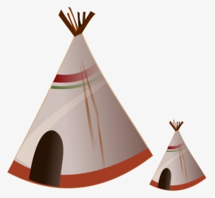 Cone,tent,clip - Tipi Transparent, HD Png Download, Free Download