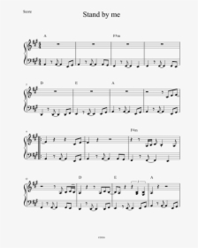 Stand By Me Partitura Piano, HD Png Download, Free Download