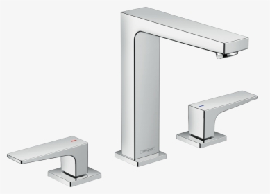 3 Hole Basin Mixer 160 With Lever Handles And Push - Hansgrohe Metropol Faucet, HD Png Download, Free Download