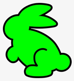 Green Bunny Svg Clip Arts - Green Bunny Clipart, HD Png Download, Free Download