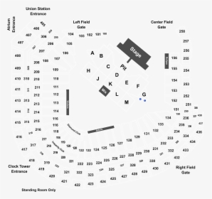 Minute Maid Park Seating Section 124 Row 36, HD Png Download, Free Download