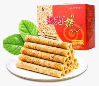[boli Egg Roll 432g] Wave Roll Seaweed Roll Egg Roll - Barquillo, HD Png Download, Free Download