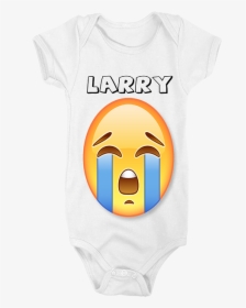 Crying Emoji Customised Baby Grow - Smiley, HD Png Download, Free Download