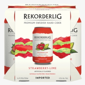 Rekorderlig Strawberry Lime Cider - Rekorderlig Cider, HD Png Download, Free Download