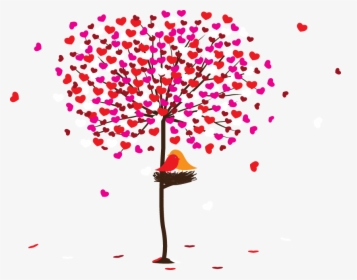 Tree Love Clip Art - Love Tree Png, Transparent Png, Free Download