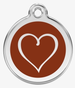 Red Dingo Tribal Heart Cat Id Tag - Transparent Ornament British Flag, HD Png Download, Free Download