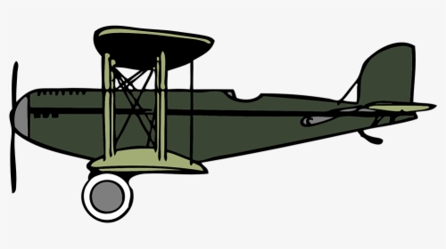 Biplane, Plane, Airplane, Crop Duster, Vintage, Green - Wright Brothers Plane Cartoon, HD Png Download, Free Download