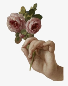 #flowers #vintage #png #vintagepng #moodboardpng - Girl With Roses Francois Boucher, Transparent Png, Free Download