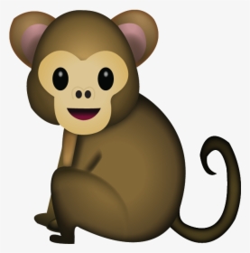 Download Monkey Emoji Icon - Transparent Background Monkey Emoji, HD Png Download, Free Download