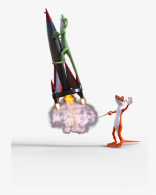Rocket,fire,smoke,rocket Launch,speed Up,acceleration,take - Figurine, HD Png Download, Free Download