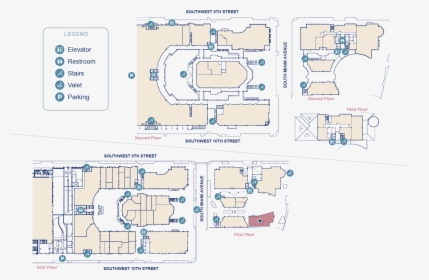 East Courtyard By Baru Latin Bar - Blue Martini Lounge Floor Plans, HD Png Download, Free Download