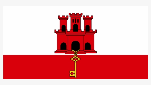 Gi Gibraltar Flag Icon - Gibraltar Flagg, HD Png Download, Free Download