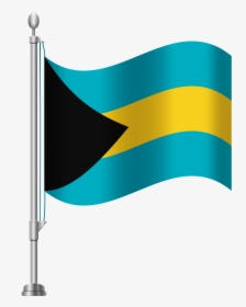 Bahamas Flag Png Clip Art - Clip Art Bahamian Flag, Transparent Png, Free Download