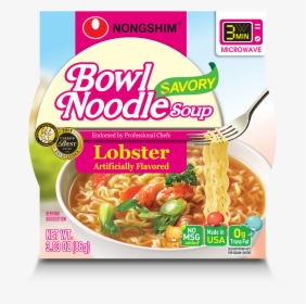 Nongshim Bowl Noodle Soup Lobster, HD Png Download, Free Download