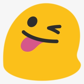 Emoji Wink Emoticon Tongue - Google Tongue Out Emoji, HD Png Download, Free Download