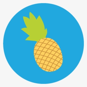 Transparent Pineapple Png - Pineapple Icon Round, Png Download, Free Download
