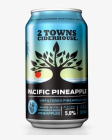 Pacific Pineapple 12oz - 2 Towns Ciderhouse Outcider, HD Png Download, Free Download