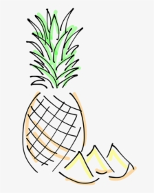 Pineapple, Fruit, Vegetables, Eat - รูป วาด สัปปะ รด, HD Png Download, Free Download