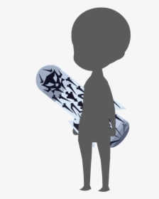 Transparent Skateboard Silhouette Png - Roxas Skateboard, Png Download, Free Download