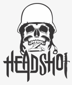 Printing On T-shirt, Skull, Helmet, Shot, Army, Soldier - Skull Headshot, HD Png Download, Free Download