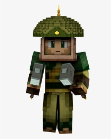Custom Earth Soldier Helmet - Minecraft, HD Png Download, Free Download