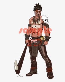 Shirtless Warrior Art Concept, HD Png Download, Free Download