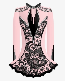 Img 4864 - Pink And Black Irish Dance Dresses, HD Png Download, Free Download