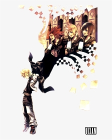 Roxas Falling Photo Roxasaxelxion - Kingdom Hearts Days End, HD Png Download, Free Download