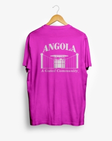 Gated Tshirt Pink Back - Tshirt In Hanger Pink, HD Png Download, Free Download