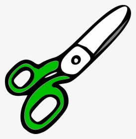 Scissors Green Cut Free Photo - Green Scissors Clipart, HD Png Download, Free Download