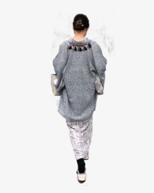 Transparent Woman Walking Silhouette Png - Cardigan, Png Download, Free Download