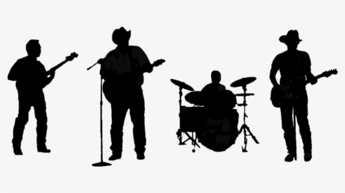 "the Band Members Of Gravel Roads Want To Move Their - Silhouette, HD Png Download, Free Download