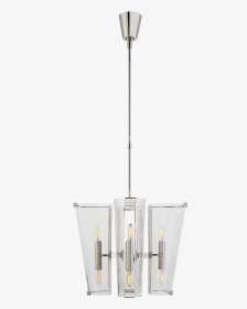 Alpine Small Chandelier In Polished Nickel With Clear - Alpine Small Chandelier Nickel, HD Png Download, Free Download