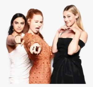 Camilamendes Madelainepetsch Lilireinhart Riverdale - Lili Reinhart And Camila Mendes, HD Png Download, Free Download