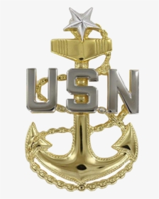 Usn Scpo Cap Device - Senior Chief Petty Officer Anchor, HD Png Download, Free Download
