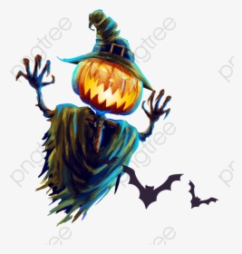 Scarecrow Halloween Png Clipart , Png Download - Png Halloween Scarecrow, Transparent Png, Free Download
