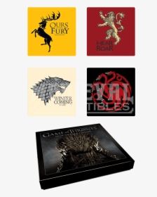 House Sigil Coaster Set - Top 4 Houses In Game Of Thrones, HD Png Download, Free Download