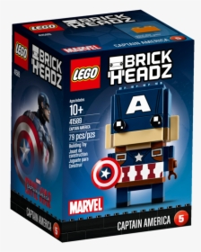 Brickheadz Captain America, Hd Png Download , Png Download - Captain America Brickheadz, Transparent Png, Free Download