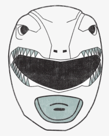 Power Rangers Red Ranger Mask Men"s Tank - Power Rangers Drawing Face, HD Png Download, Free Download