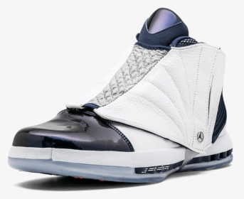 Air Jordan 16 "midnight Navy" - Jordan Shoes With Shoe Cover, HD Png Download, Free Download