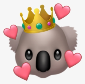 #emoji #iphone #iphoneemoji #koala - Koala Emoji Iphone Png, Transparent Png, Free Download