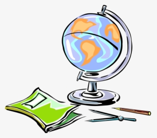 Vector Illustration Of School Classroom Geography World - Geographies Icon Png Vector, Transparent Png, Free Download