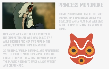 Owl , Png Download - Princess Mononoke Mask, Transparent Png, Free Download