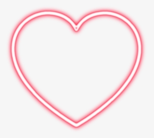 Neon Heart Png,picsartallpng - Heart Neon Sign Png, Transparent Png, Free Download