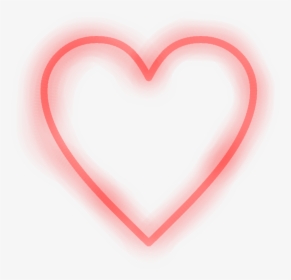 #neon #heart #red #light - Heart, HD Png Download, Free Download