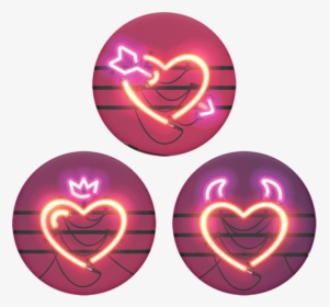 Neon Heart Popsocket, HD Png Download, Free Download