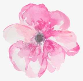 Watercolour Flowers Watercolor Painting Clip Art - Pink Watercolour Flower Png, Transparent Png, Free Download