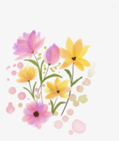 Watercolour Flower, Floral, Watercolor, Nature, Flowers - 水彩 花, HD Png Download, Free Download
