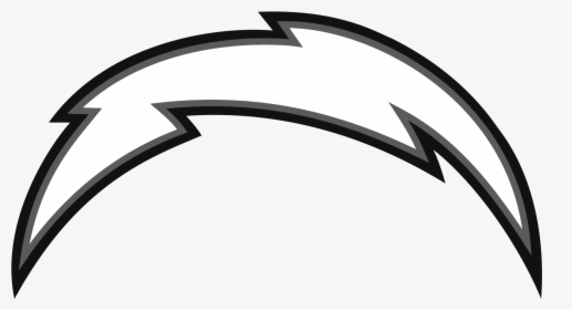 Los Angeles Chargers Logo Black And White - Chargers Sign, HD Png Download, Free Download